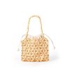Wooden Tote Bag with a canvas drawstring pocket inside