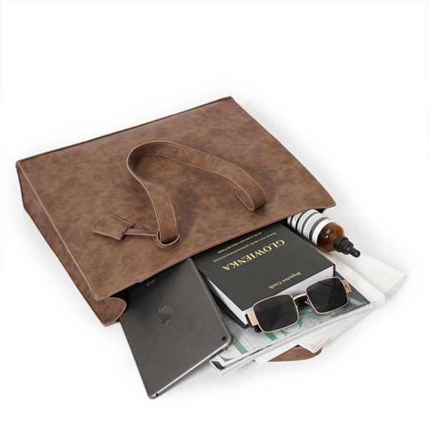 PU Leather Women Tote Bag