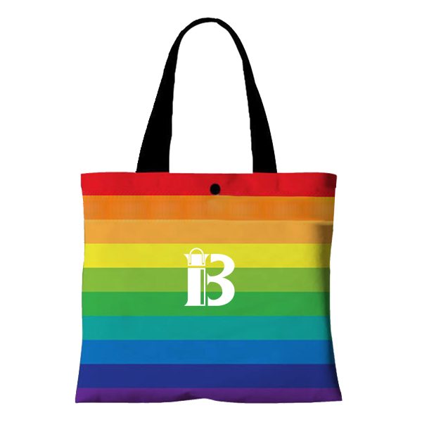 Full color rainbow tote bag