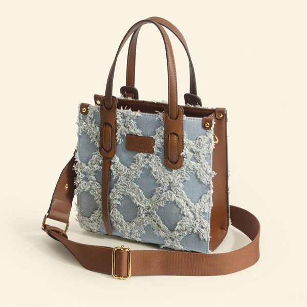 Fahion Denim bag handbag for women