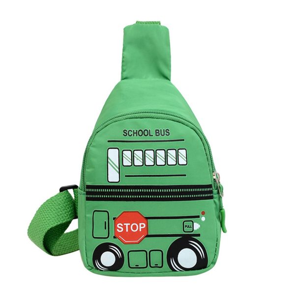 Nylon Car Pattern Crossbody Bag for Kids