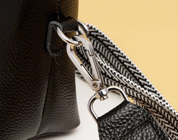 Genuine Leather Messenger Crossbody Bag