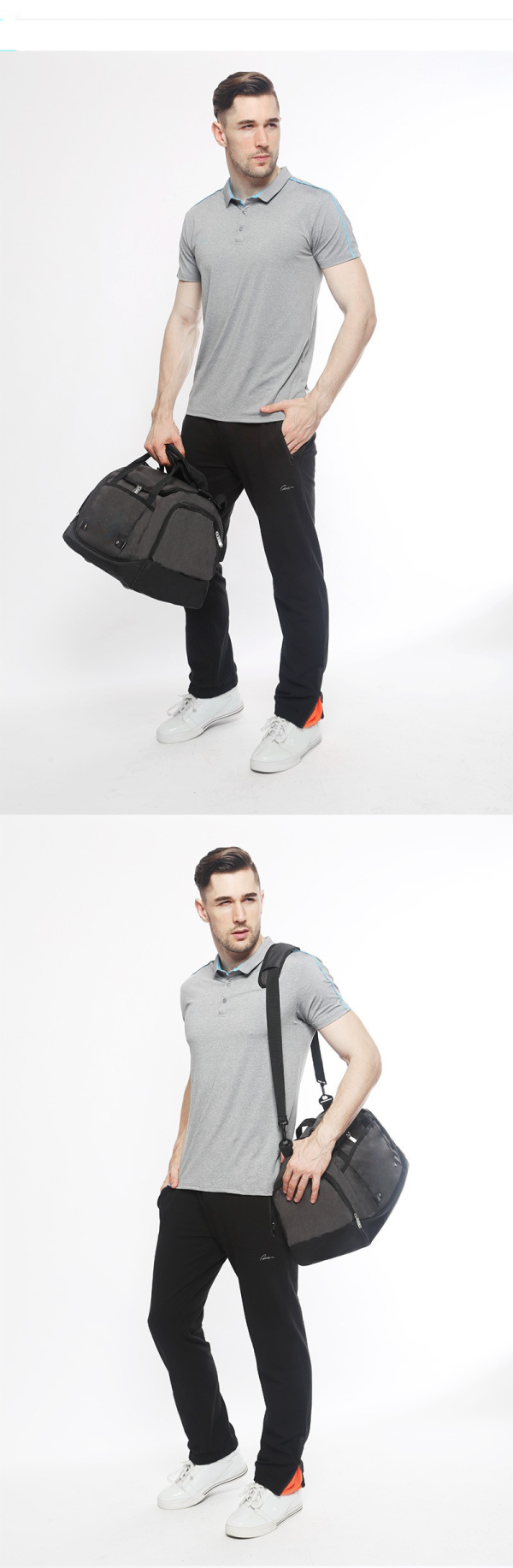 Canvas Big Crossbody Bag Large Capacity Travel Tote