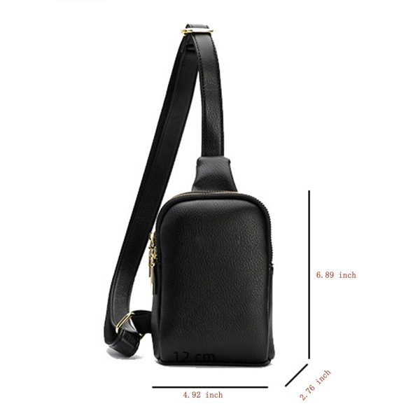 PU Leather Leisure Chest Bag