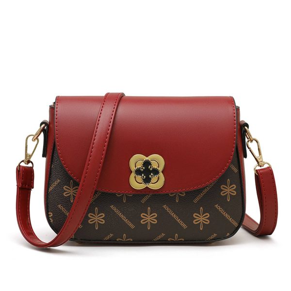 Pu Leather mini waterproof printed mobile Cross-body Bag