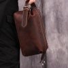 Genuine Leather Clutch for Men Organizer Wrist Bag