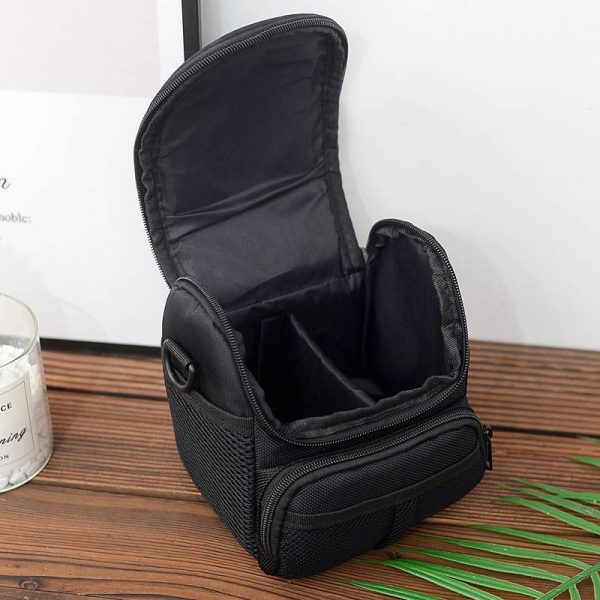 Polyester camera crossbody bag