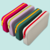 Portable Zippered Cosmetic Brush Bag
