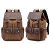Men‘s Canvas Vintage travel Laptop Backpack