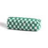 Knitted Plaid Pencil Pouch