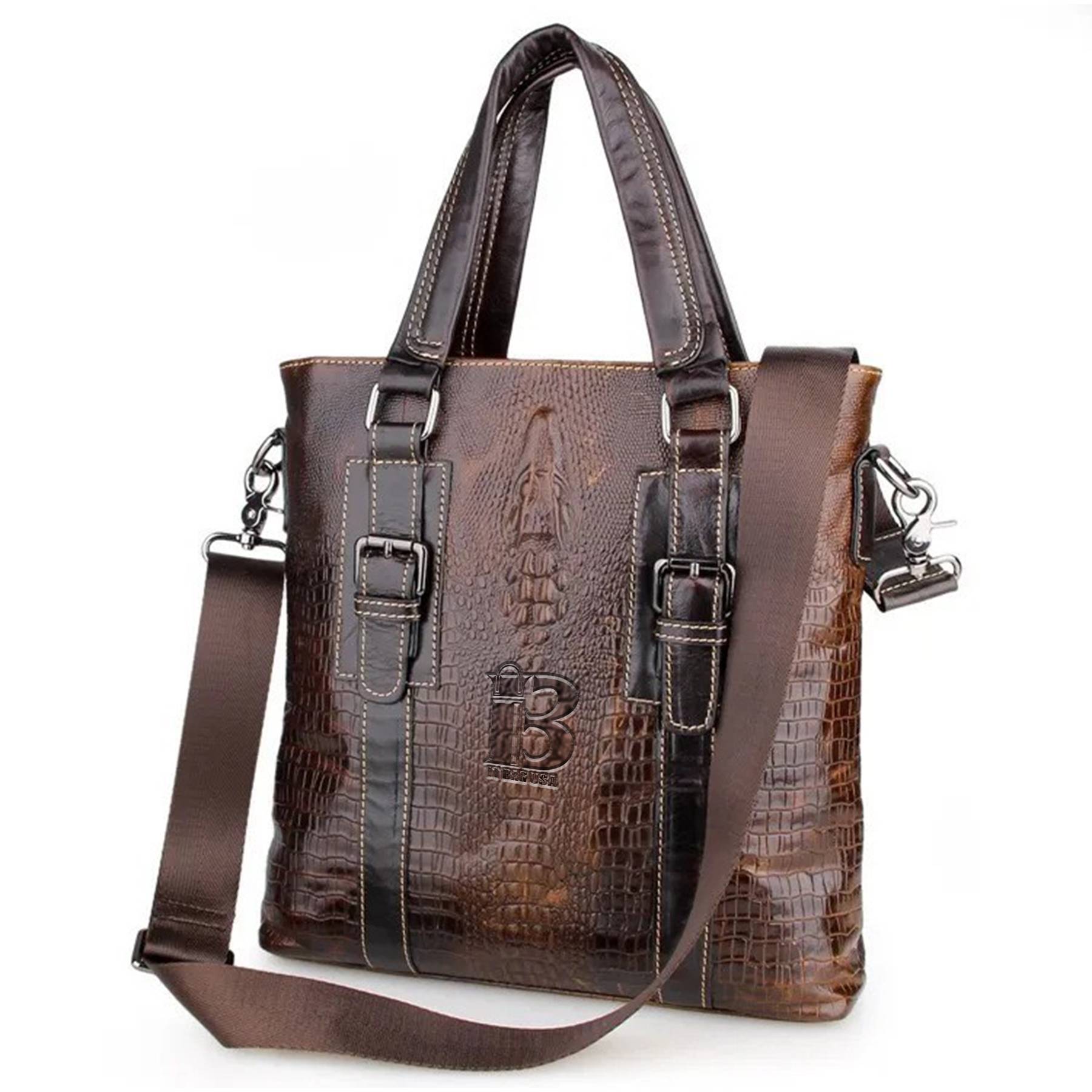 Leather Waterproof Wearable Cross-body bag