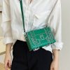 PU Leather Comic Style Crossbody Bag