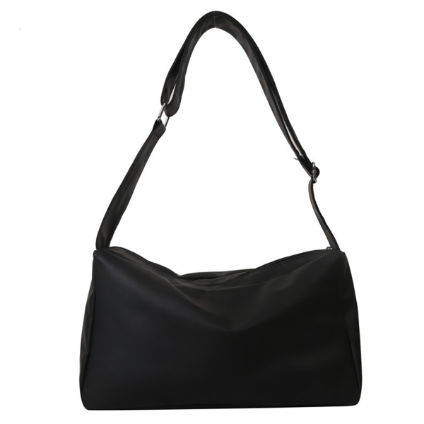 PU leather Solid Color Crossbody Bag