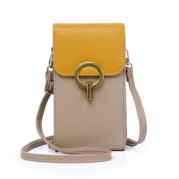 PU Cross Body Cell Phone Purse