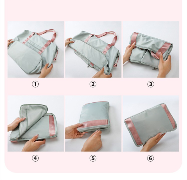 Foldable And Expandable Travel Duffel Bag for Women