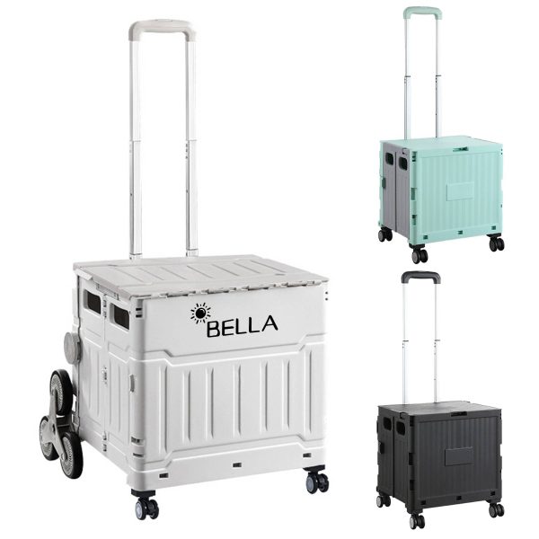 Polypropylene camping folding trolley grocery shopping bag