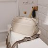 Solid color PU crossbody women's shoulder small square bag