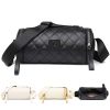 Real Leather Cylinder Crossbody Shoulder Bag