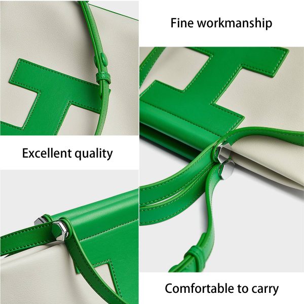 Genuine Leather Large capacity shoulder tote bag