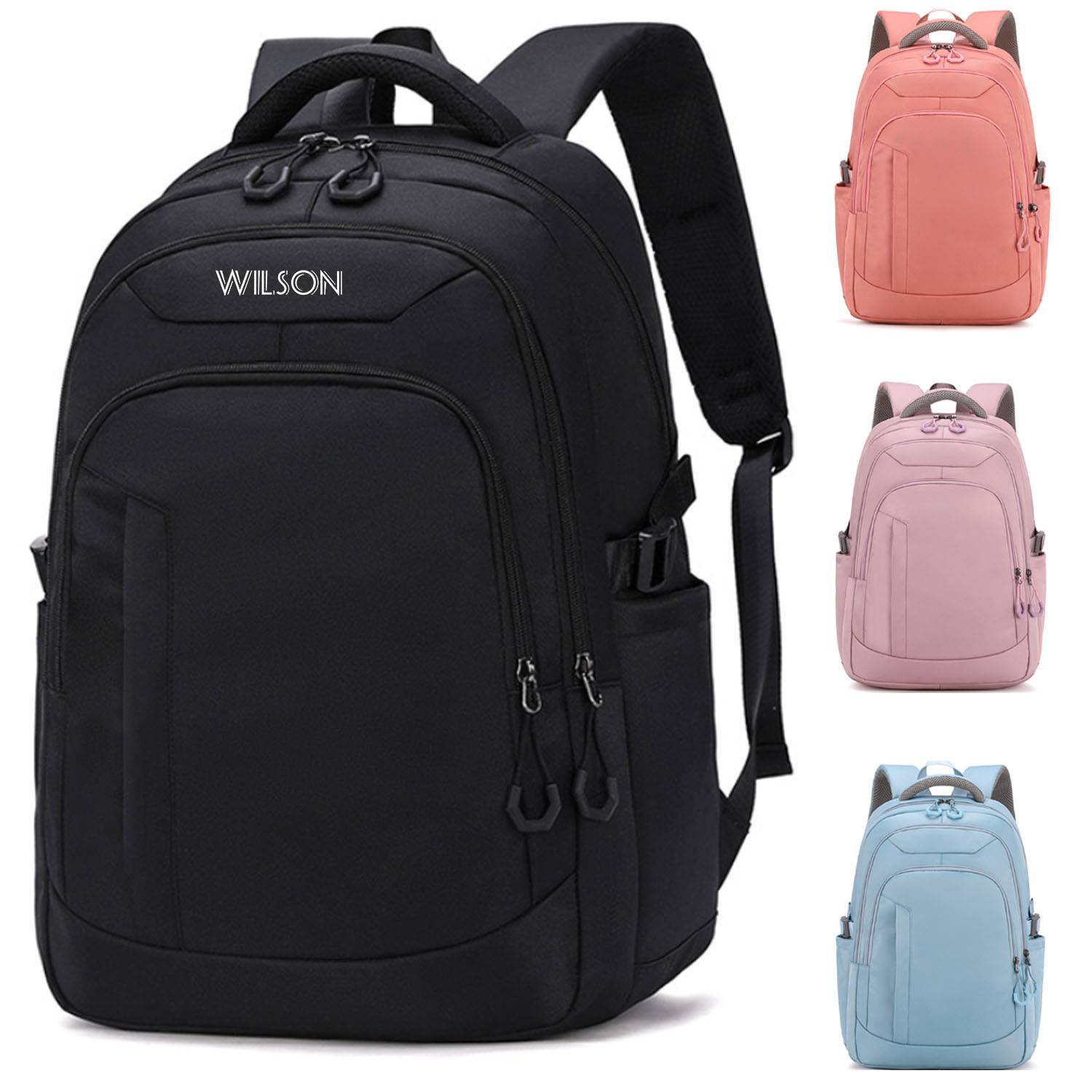 Nylon high-capacity backpack for middle school students