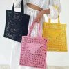 Knitted Mesh Tote Bag
