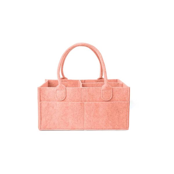 Felt diaper storage bag