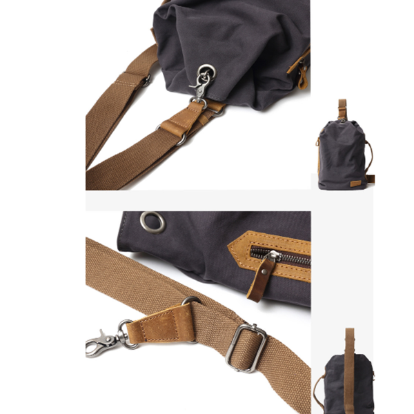 Sling Lightweight Canvas Backpack for Daily Use and Travel