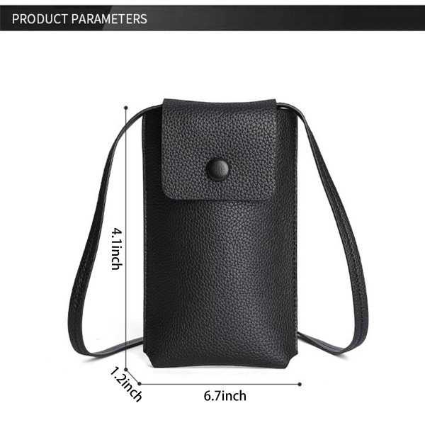 Pu Small Mobile Phone Crossbody Bag