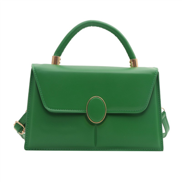 PU Leather Handheld Small Square Bag