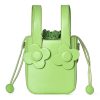 PU Leather Drawstring Bucket Tote Bags for Women