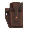 PU Leather Phone Pouch Holster for Men Belt