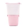 PU Corduroy Expandable Pen Case