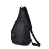 Nylon Chest Sling Bag With Charging Port