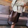 PU Bucket Bag And Crossbody Shoulder Handbags