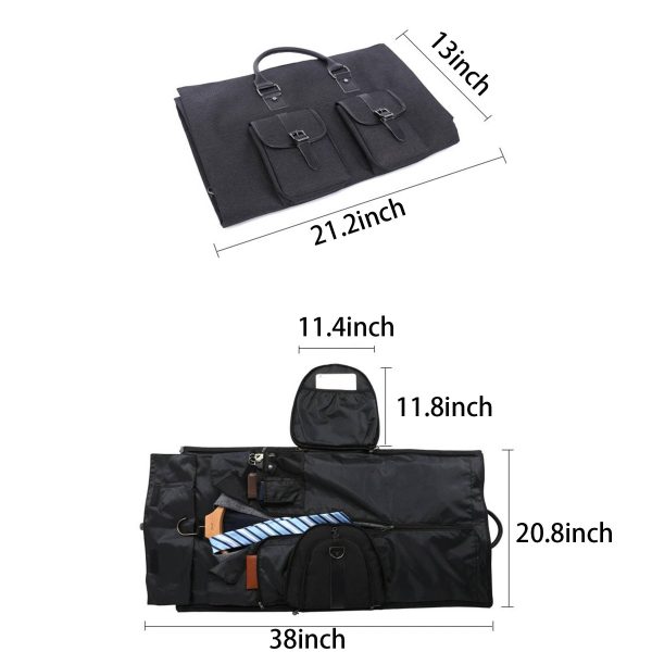 Oxford waterproof Carry on Travel Garment Suit Duffle Bag