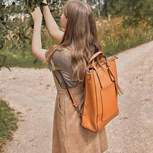 PU Convertible Multifuction Tote Bag