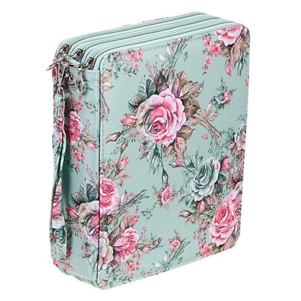 Polyester Colored Pencil Case- 78 Slots