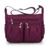 Oxford Cloth Crossbody Bag Multi-compartment Lightweight