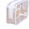 Large capacity makeup clear pvc travel toiletry bag