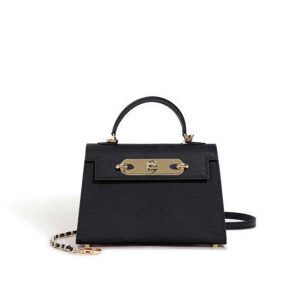 Dermis Small Square Crossbody Chain Bag