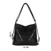 Pu Leather Commuter Shoulder Tote Bag