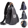 Water Resistant Casual Shoulder Bag for Women Men