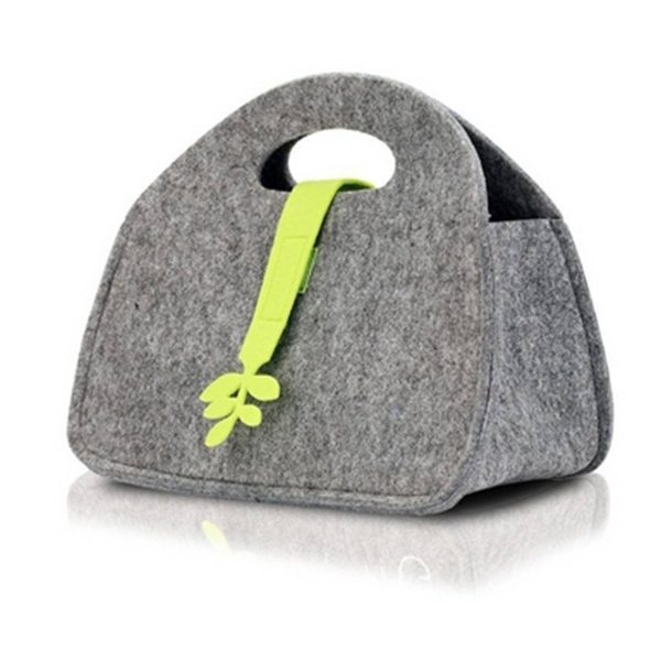 Insulated Felt Lunch Box Handbag