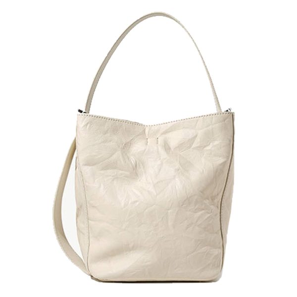Genuine Leather Top Handle Shoulder Bag for Women