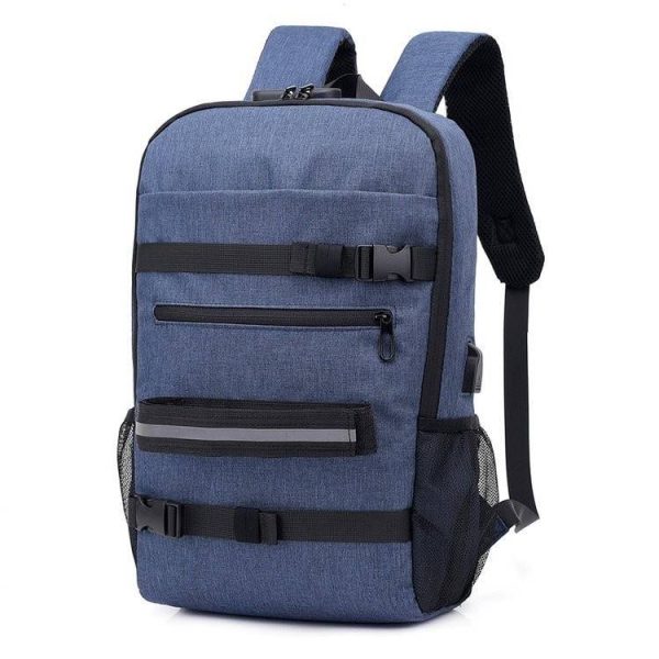 Water Resistant Canvas Backpack with Anti-Theft Lock