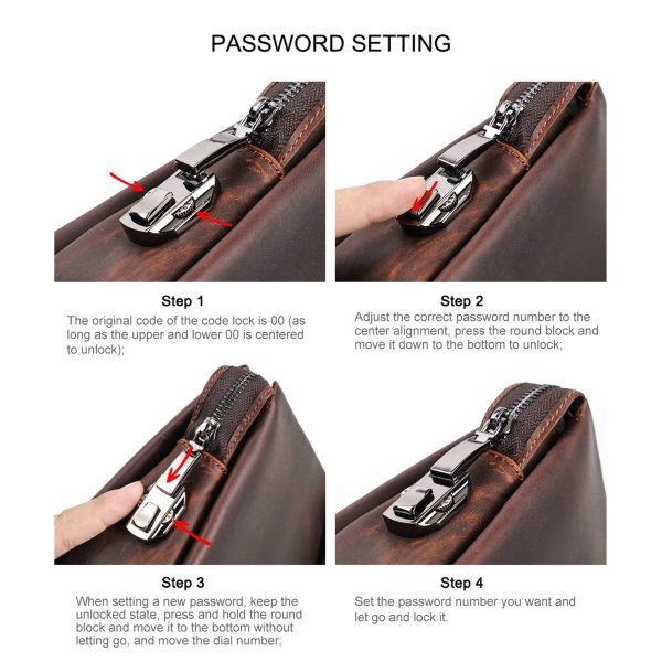 Genuine Leather 8-inch computer Waterproof Messenger Bags