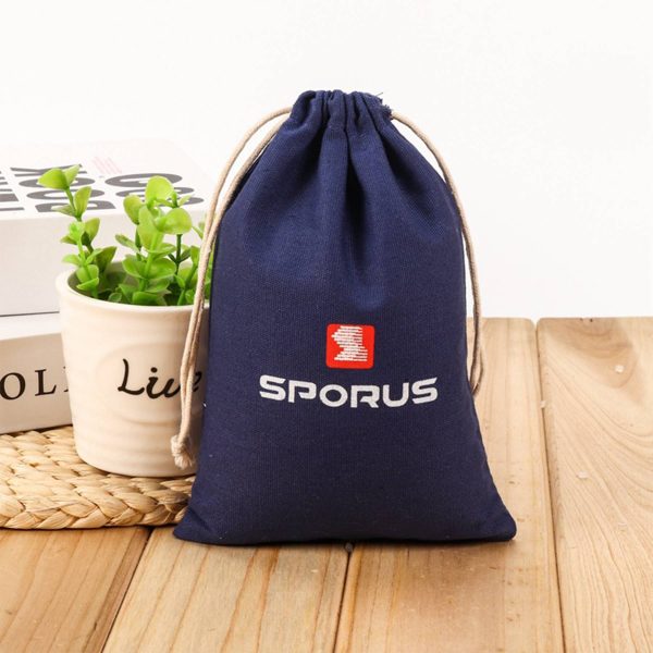 Reusable Canvas Drawstring Bags