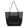 Nylon Foldable Swim Large Beach Tote Bag