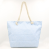 The PU Simple Single-Shoulder Canvas Beach Bag