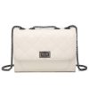 Genuine Leather Quilted Shoulder Crossbody Bags for Women